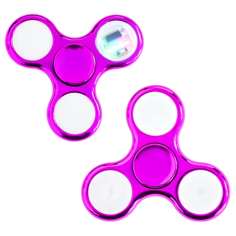 LED Glow Fidget Spinner – Light Up Gyro Toy