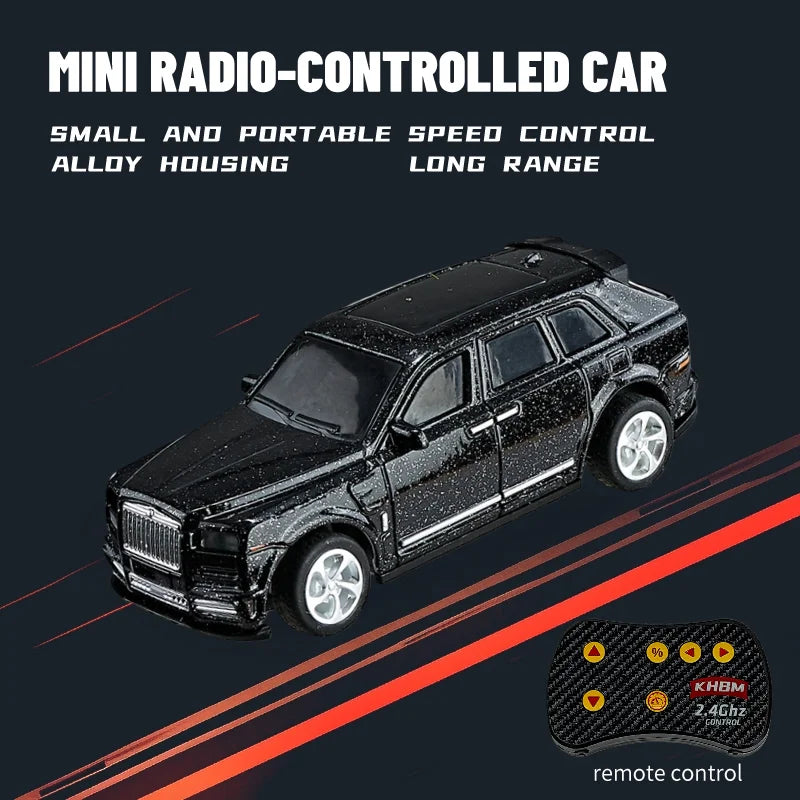 1:64 RC Car Mini Alloy Remote Control Vehicle