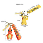 Pikachu Keychain Cute Silicone Character Bag Pendant