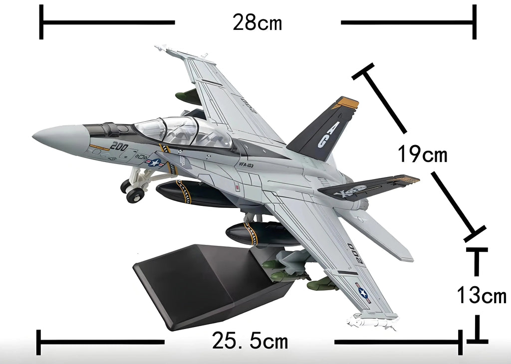 Military Aircraft Model – 1:72 Scale Fighter Plane