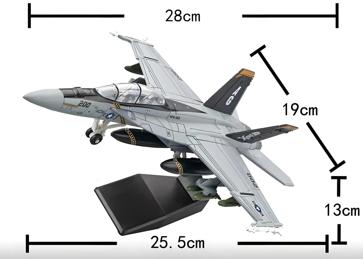 Military Aircraft Model – 1:72 Scale Fighter Plane