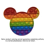 Push Pop Fidget Toy – Rainbow Bubble Sensory Stress Relief Game