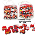 6-Piece Pull Back Toy Cars Set