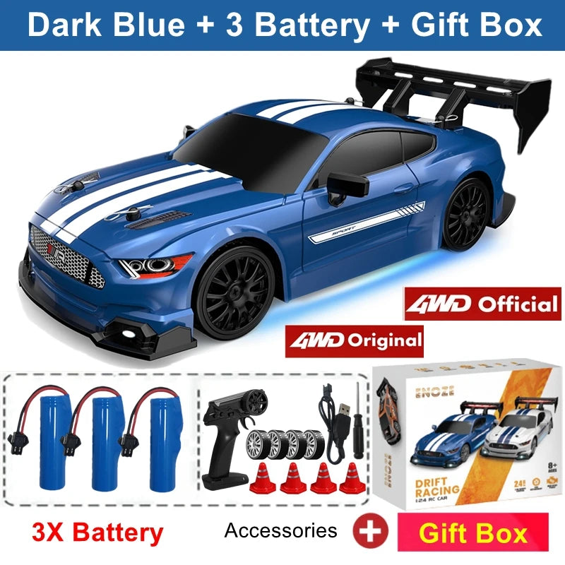 RC Drift Car 1:24 4WD Remote Control Racing Car