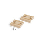 Wooden Train Track – Railway Track Connector & Assembly Set