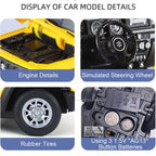 1:24 Diecast SUV Model – Alloy Pull Back Car with Lights