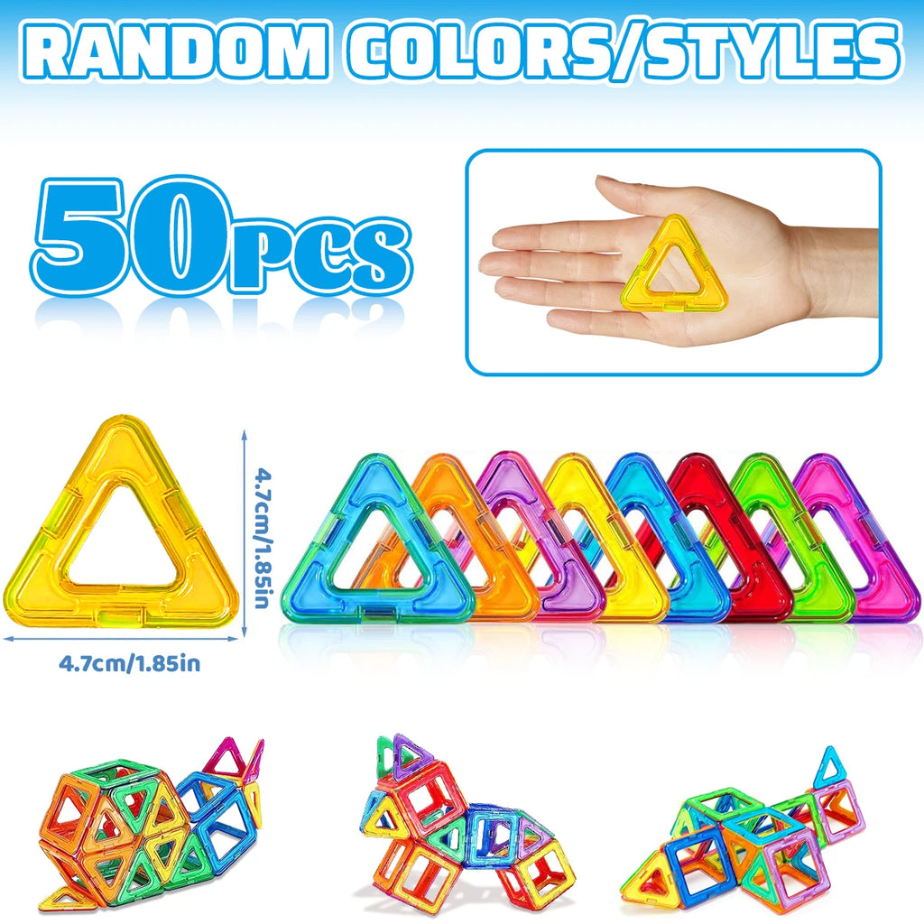 Magnetic Building Blocks – STEM Construction Set for Kids