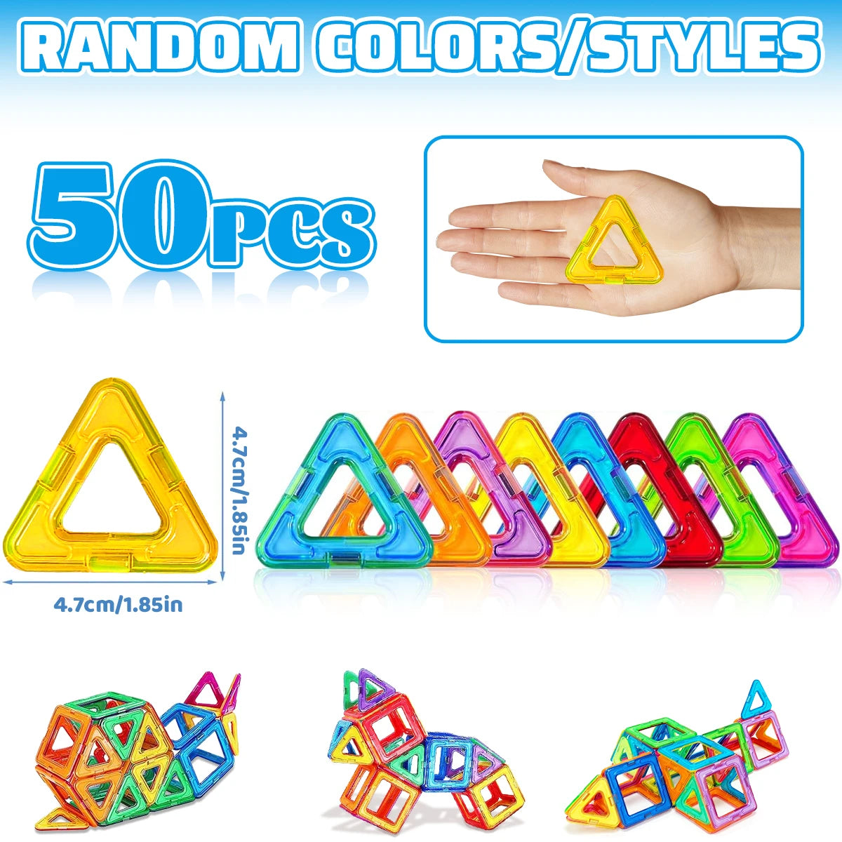 Magnetic Building Blocks – STEM Construction Set for Kids