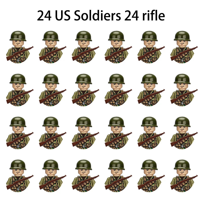 Army Building Blocks Set – Soldier & Military Construction Toy