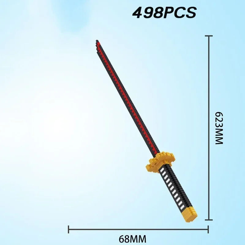 Samurai Sword Building Blocks – Ninja Katana Model Set