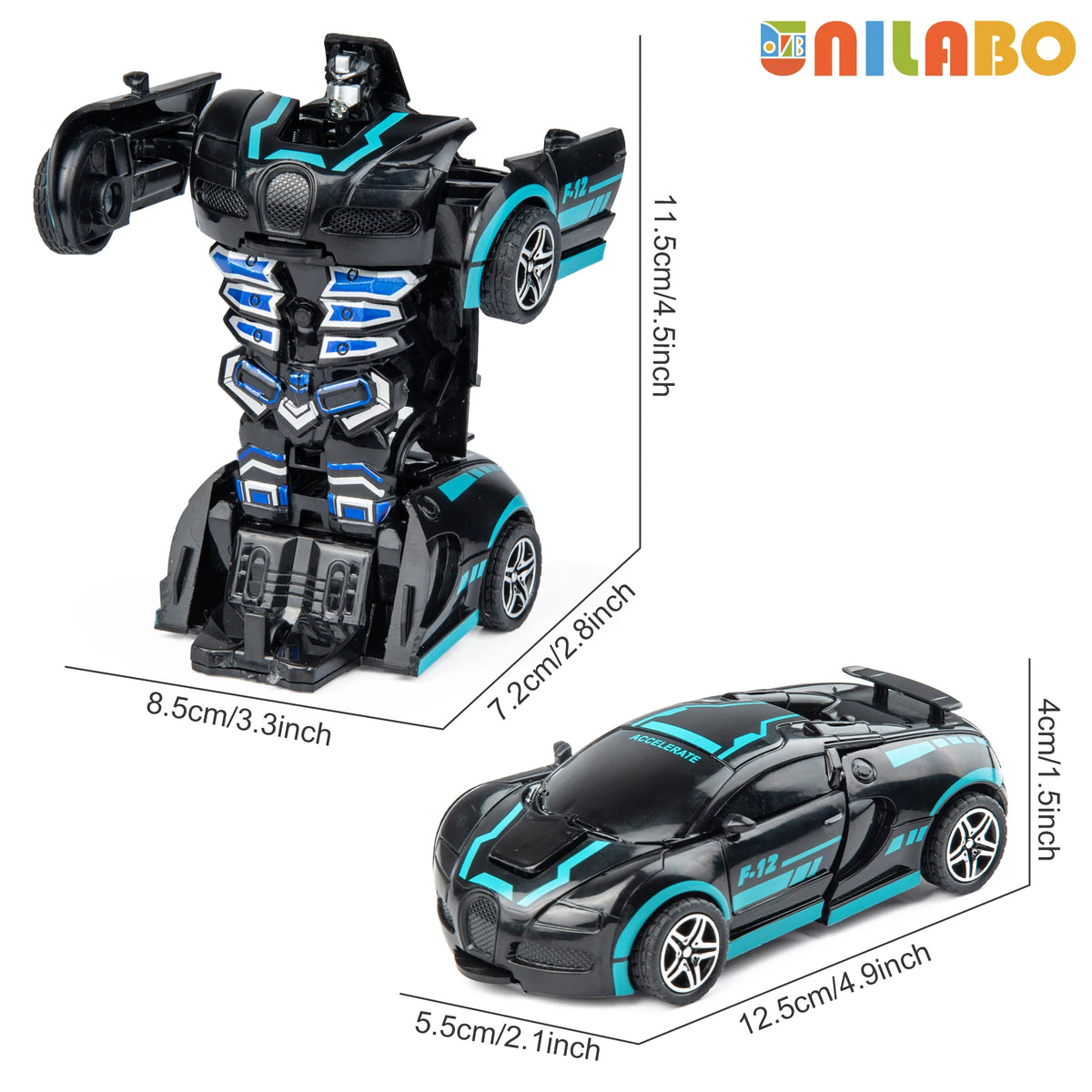 Transformable Robot Car – Diecast Toy