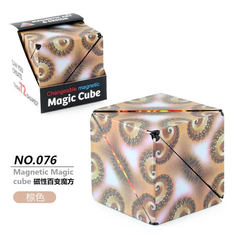 Magnetic Puzzle Cube – 3D Transformable Fidget Toy