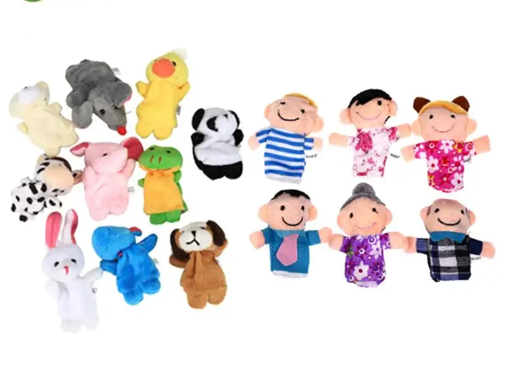 Finger Puppets – 10-Piece Cartoon Storytelling Set