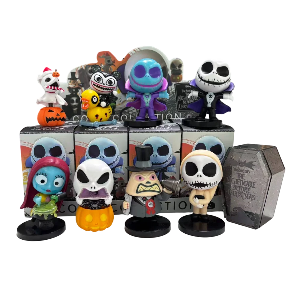 The Nightmare Before Christmas Blind Box Hot Figures Jack Sally Cosbi Collectible Figurine Doll Friend Birthday/Christmas Gifts