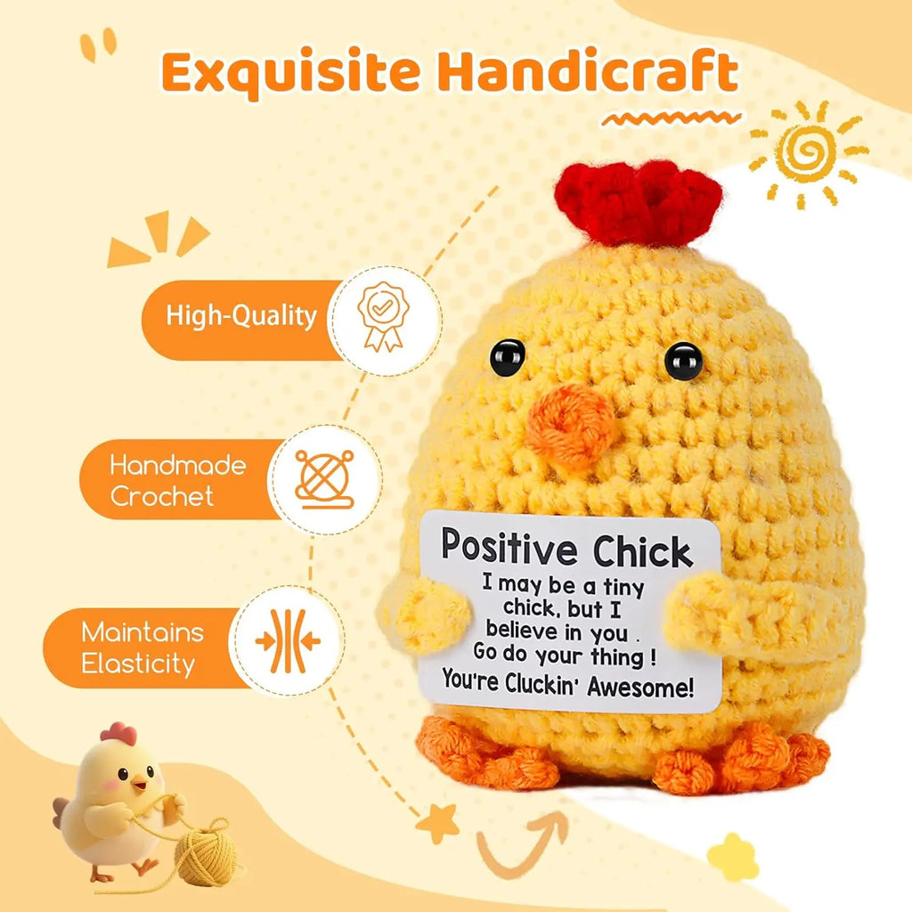 Custom Crochet Dolls Handmade Pocket Hug Animal Positive Plant Bespoke Unique Knitted Doll Plush Toy Gift for The One I Love