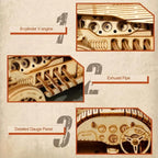 3D Wooden Puzzle – DIY Car Model Kit