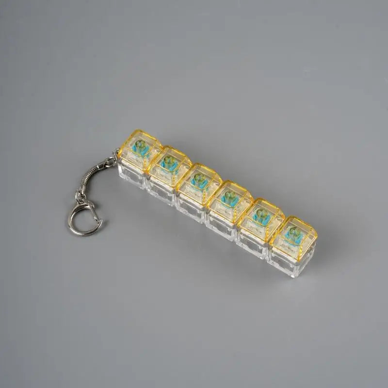 Mechanical Keyboard Key Tester – LED Keycap Fidget Keychain
