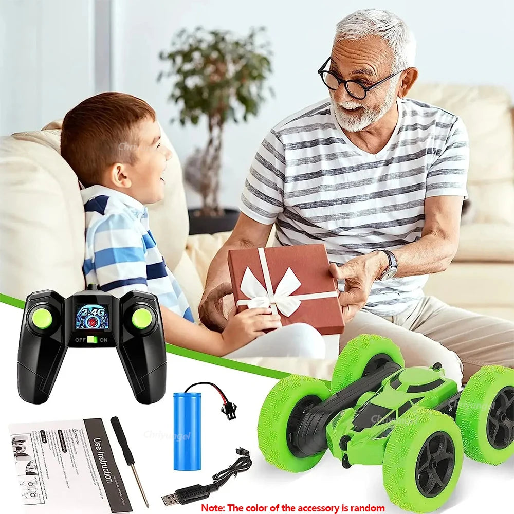RC Stunt Car for Kids Double-Sided Flip 360° Rotation