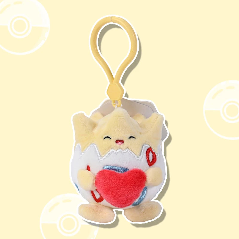 Pokémon Pikachu Gengar Charmander Togepi Anime Plush Toy Cartoon & Cute Doll keyring Children's Toy Backpack pendant