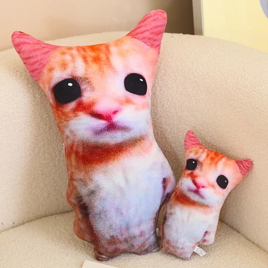 Cat Plush Toy 20cm–40cm Soft Stuffed Animal Collectible