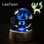 3D Crystal Ball Night Light Glass LED Collectible Lamp