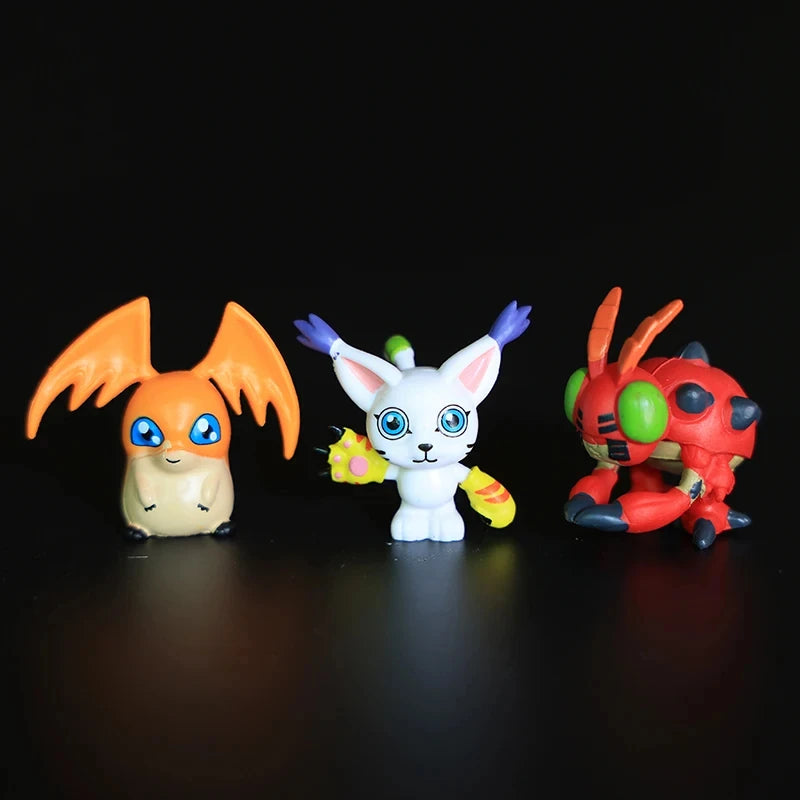 Anime Figure Set – 9-Piece PVC Mini Collectible Models