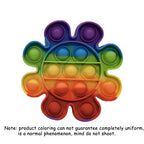 Push Pop Fidget Toy – Rainbow Bubble Sensory Stress Relief Game