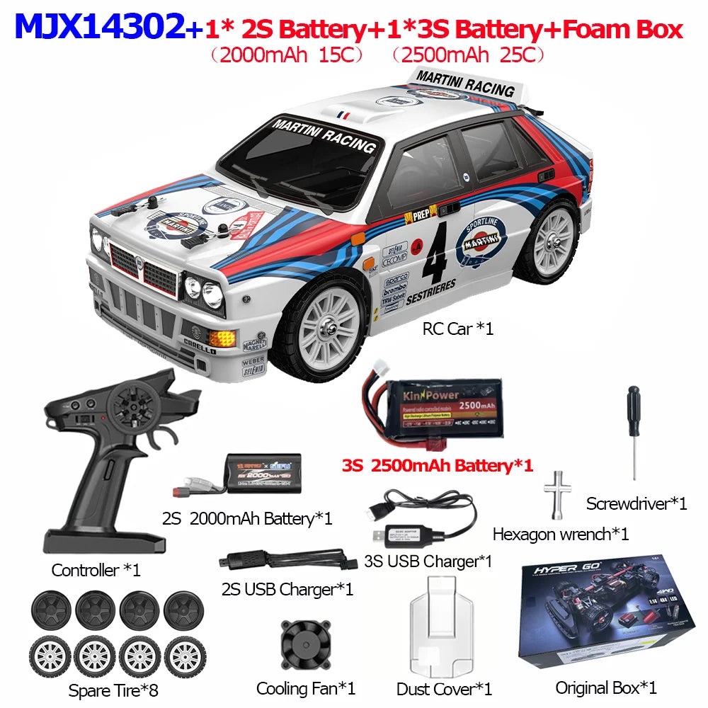 High Speed RC Car 1:14 4WD Brushless Off-Road Remote Control Truck