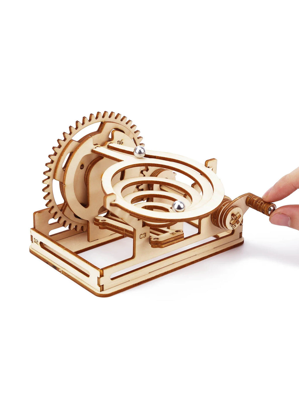 3D Wooden Puzzle – Marble Run Kit
