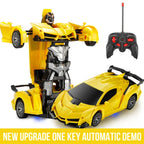 Transforming RC Car 2-in-1 Remote Control Robot Vehicle Toy