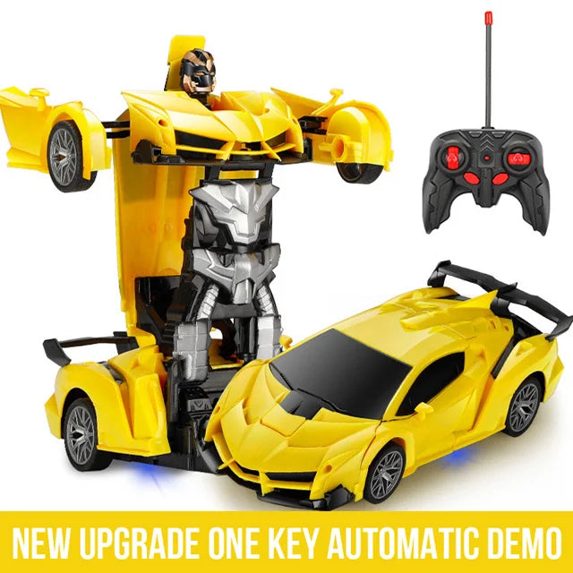 Transforming RC Car 2-in-1 Remote Control Robot Vehicle Toy