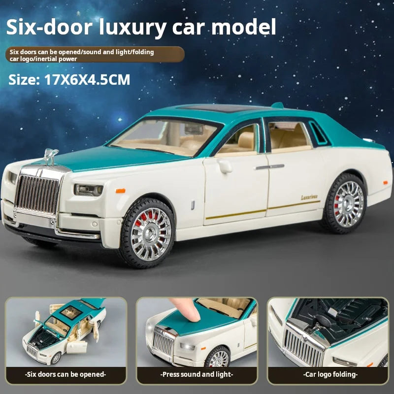Luxury Sedan Model Car – Diecast Car Ornament for Collectors