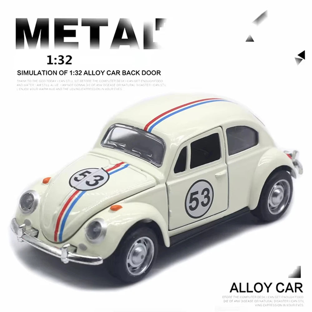 Vintage Diecast Racing Car – 1:32 Metal Pull-Back Collectible