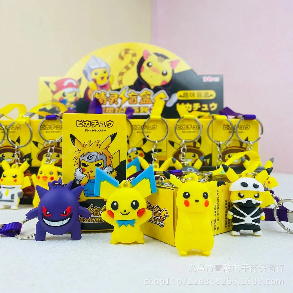24pcs Pokemon Pikachu Figure Mystery Blind Box Legend Arceus Permanent Manual Decoration Primary Peripheral Toy Pendant Gift