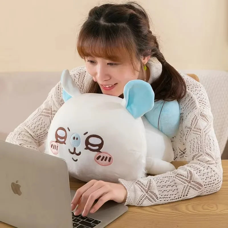 Hot ckw Momonga Plush Pillow Cartoon Hachiware Soft Pillow Cute jiyi Usagi Plush Doll Ornament Anime Plush Gift Home Decoration