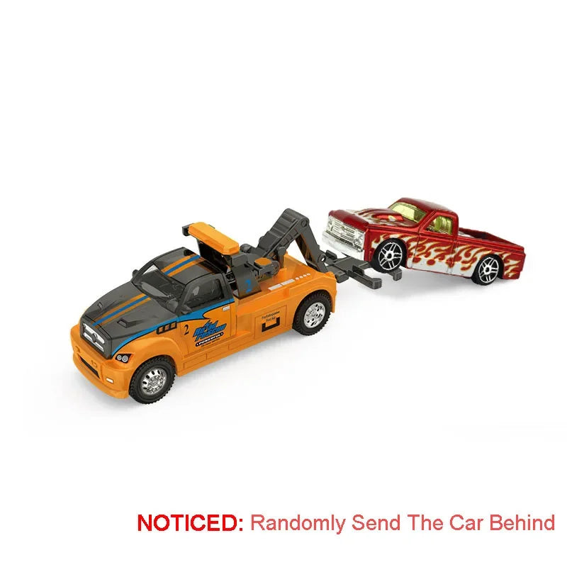 Diecast Trailer – 1:64 Metal Pull-Back Toy