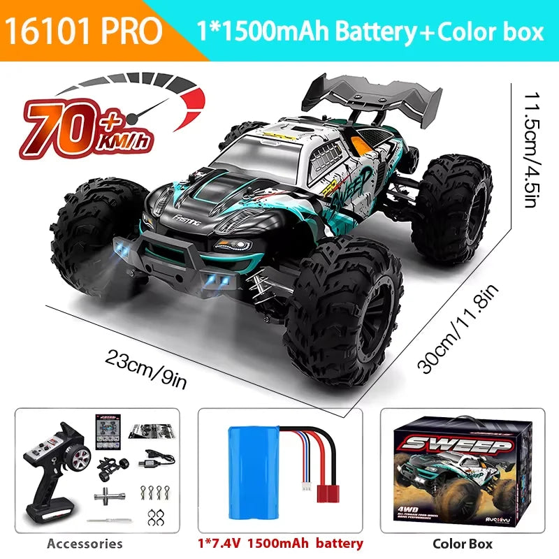 1:16 RC Monster Truck 4WD Off-Road Climbing Car