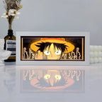 3D LED Shadow Box Light Paper Night Light Remote Control