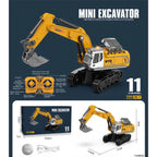 RC Construction Vehicle 1:64 Mini Alloy Forklift & Excavator Toy