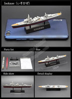Battleship Model Kit – 1:1200 Scale Warship Assembly