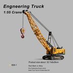 Diecast Construction Vehicle – Crane, Excavator & Bulldozer