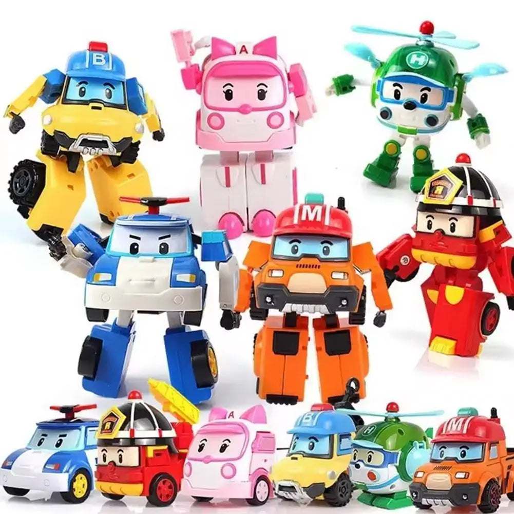 18cm Transforming Robot Action Figure Toy