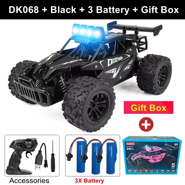 RC Drift Car 1:16 Off-Road Remote Control Vehicle with LED Lights