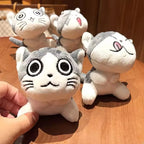 Kawaii Cute Mini Plush 10cm Cats Animal Stuffed Doll Keychain Instagram Style Bag Hanging Schoolbag Pendant Kids Gift