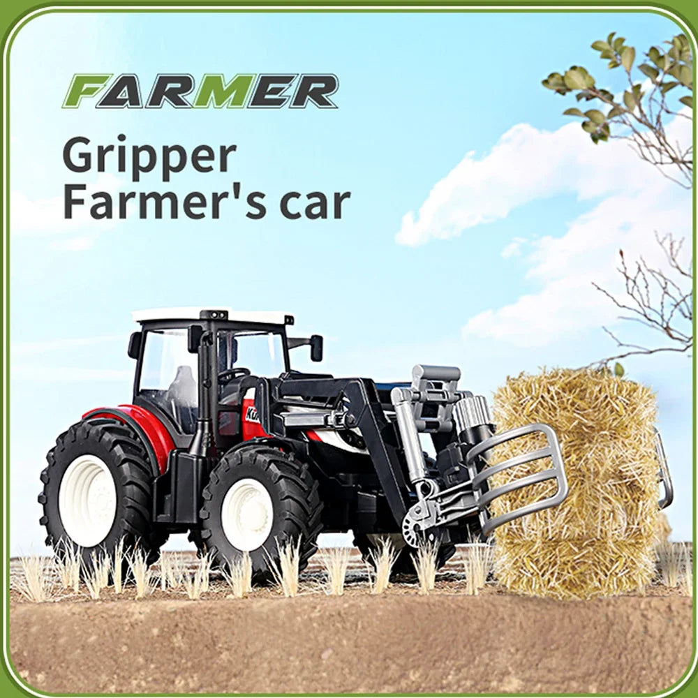 RC Farm Tractor 1:24 with Trailer Remote Control Farm Vehicle