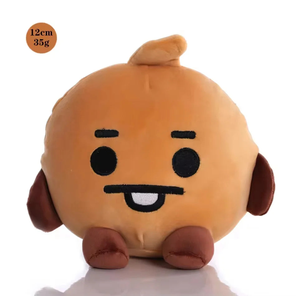 Hot B-T-21 Plush Toy Tata Koay Shooky Mang Cooky Cartoon Animal Backpack Key Mobile Phone Pendant Office Toys Friend Gift