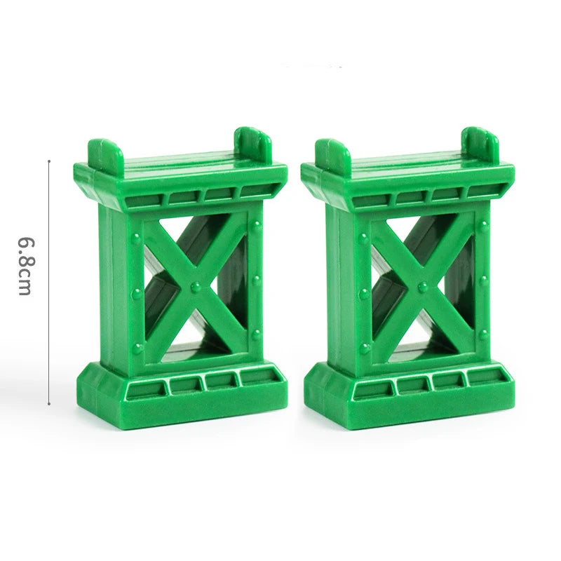 Wooden Train Track Toys Railway Rails Accessories Fit Thomas Train Road Connector Wood Railway Bridge Children Birthday Gifts
