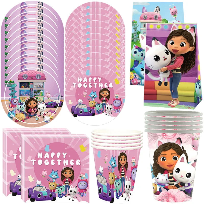 Birthday Party Supplies – Kids Tableware & Decoration Set