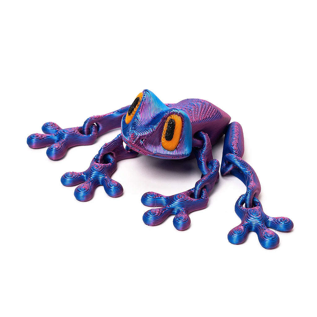 Magnetic Articulated Frog – 3D Printed Sensory Fidget Toy