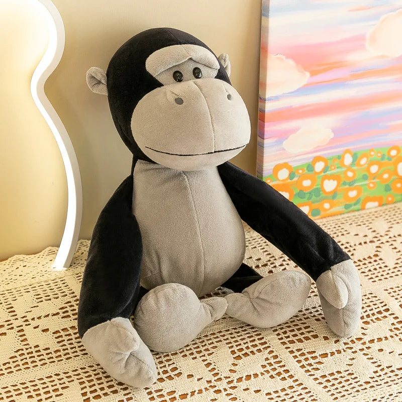 25CM Kawaii Jungle Animal Plush Toys Forest Animal Plush Dog Zebra Elephant Lion Fox Giraffe Children's Toys Doll Birthday Gift